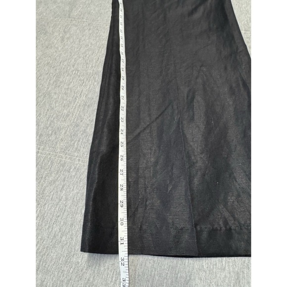 Larry Levine Pants Womens 14 Gray Stretch Wide Leg Trousers Career Work - Picture 7 of 9